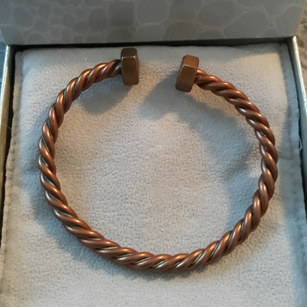 Bronze-copper toned Cuff Bracelet